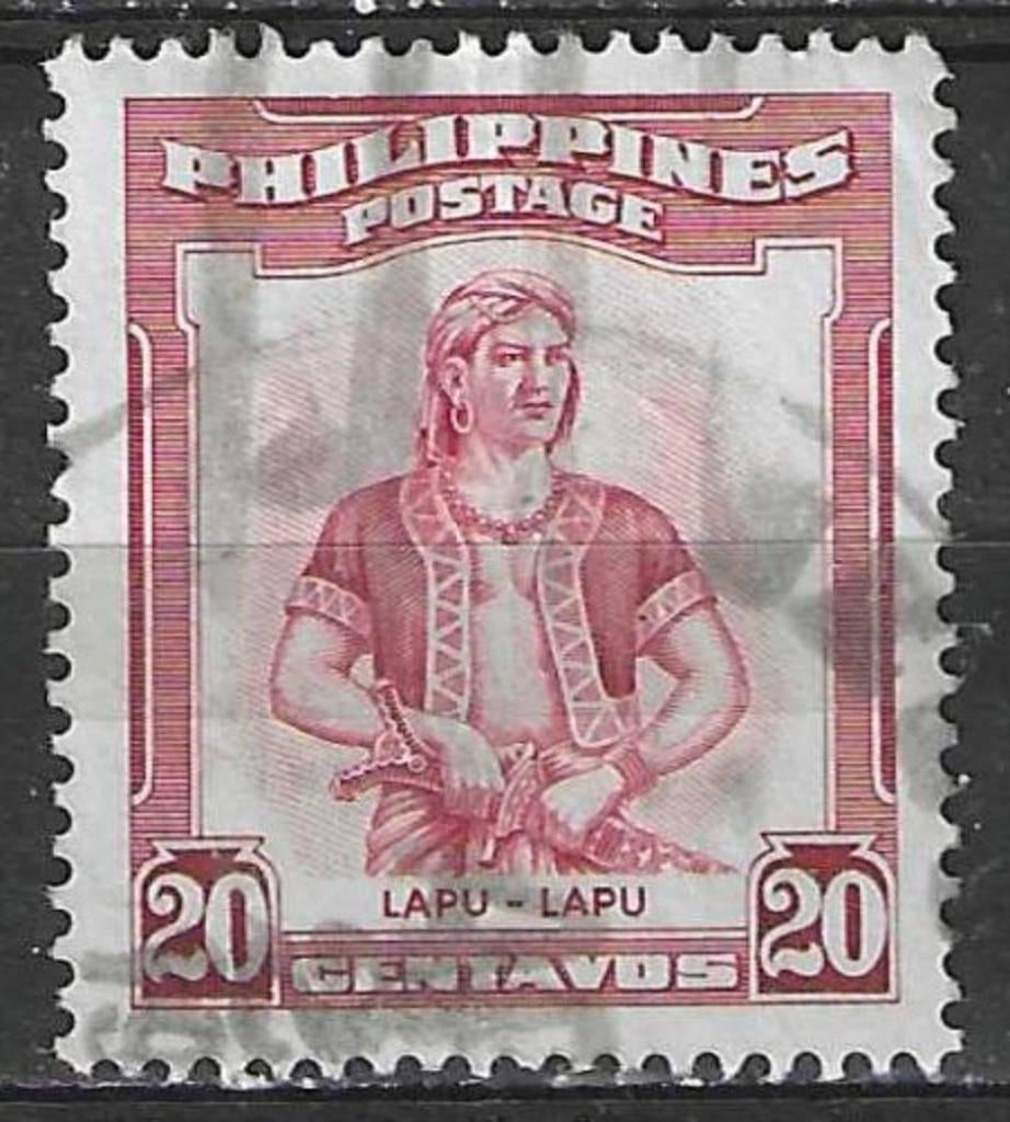 Philippines 1955 - Yvert 437 - Chef Lapu-Lapu (ST), Envoi, Affranchi
