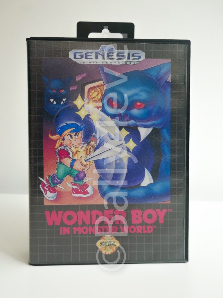 Wonder Boy in Monster World Mega Drive / Genesis ntsc USA, Avontuur en Actie, Gebruikt, 1 speler, Ophalen of Verzenden