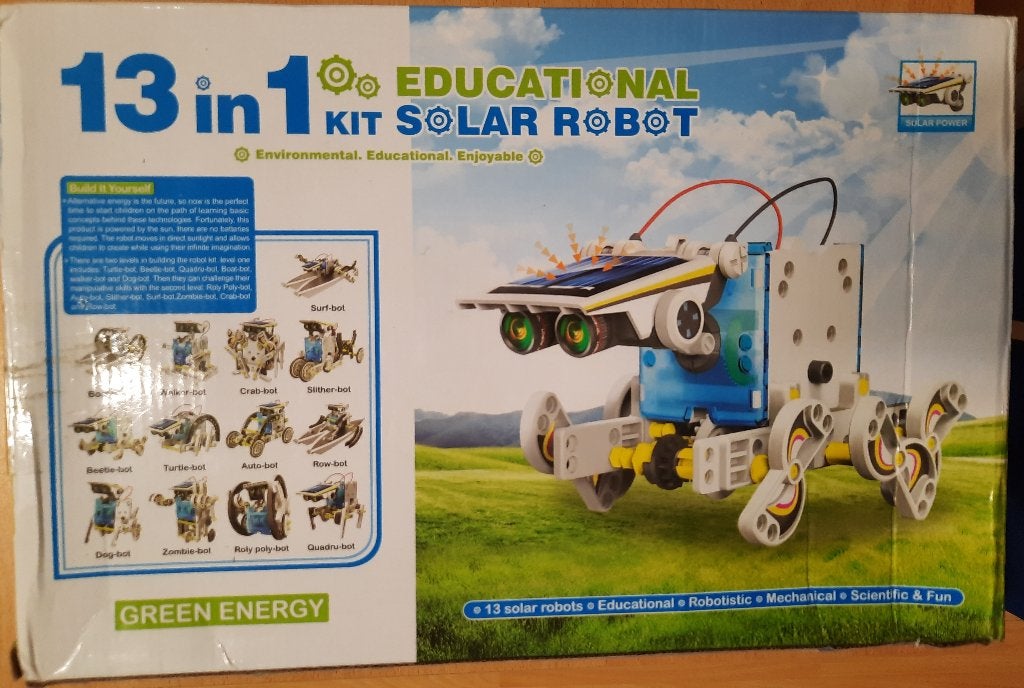 13 in 1 kit solar robot leeftijd 10+, Kinderen en Baby's, Speelgoed | Educatief en Creatief, Ophalen of Verzenden, Nieuw, Bouwen