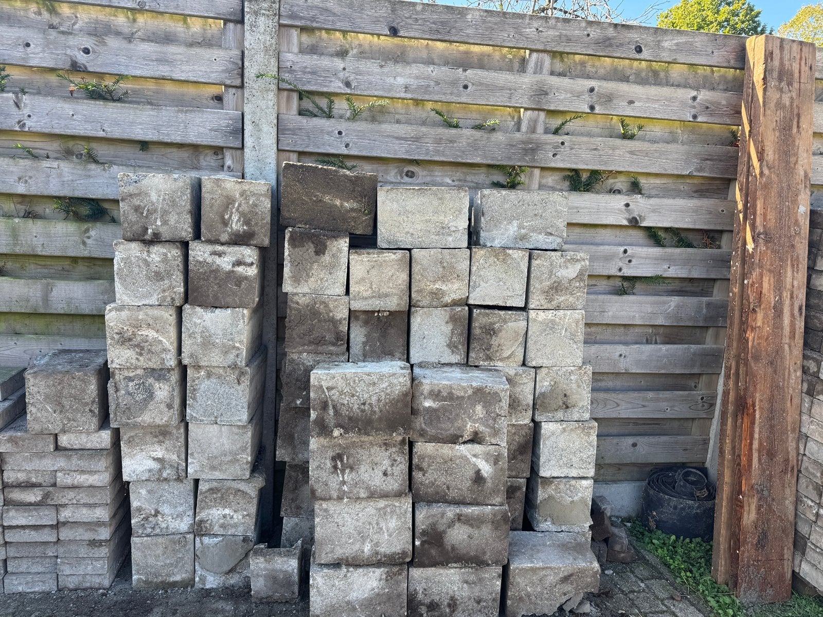 Betonblokken, Doe-het-zelf en Bouw, Ophalen, Gebruikt, Beton