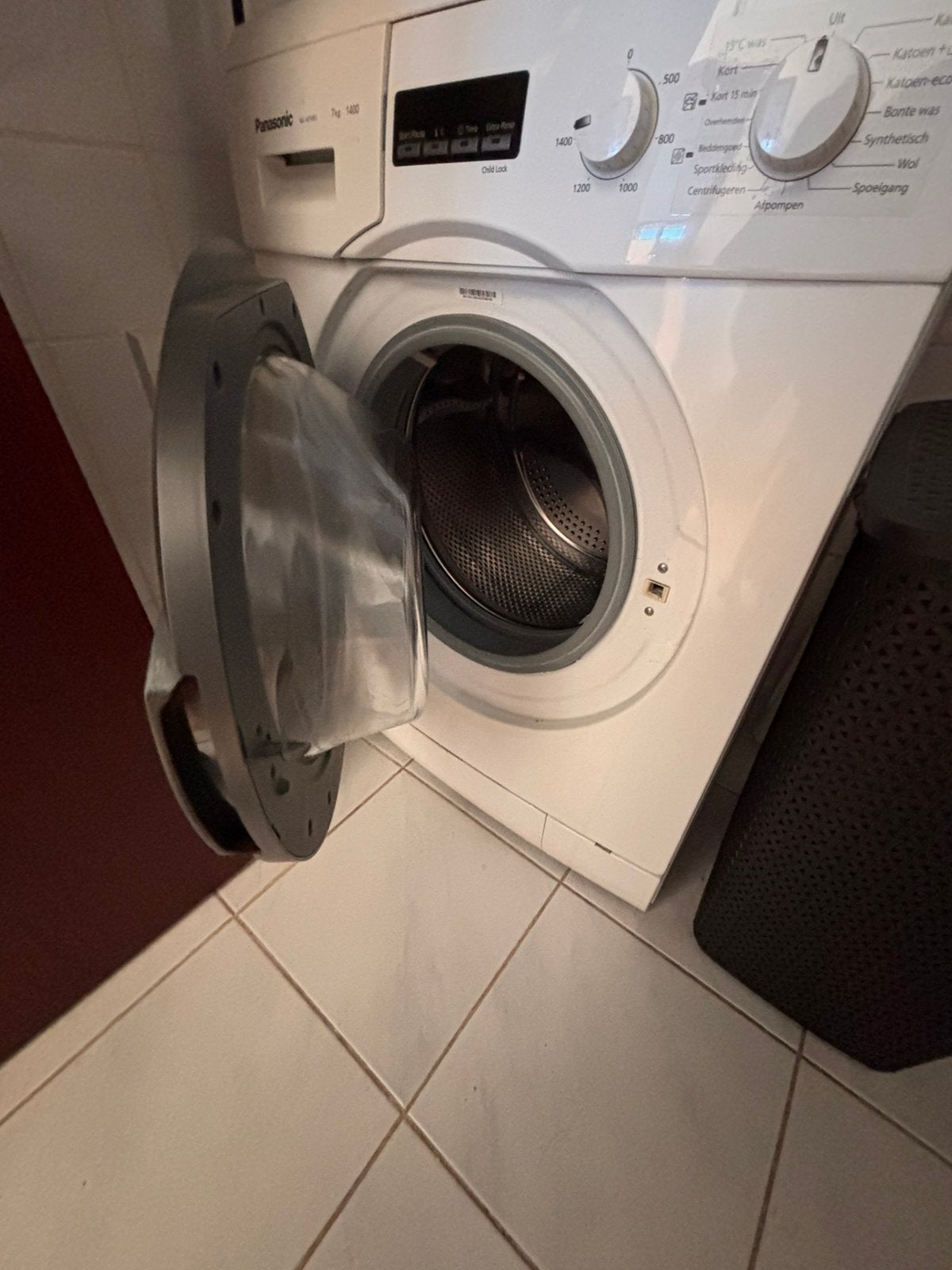 Wasmachine panasonic, Electroménager, Lave-linge, 6 à 8 kg, Enlèvement, Utilisé, Chargeur frontal
