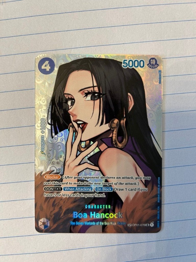Boa Hancock - OP01-078 One piece, Ophalen, Nieuw, Losse kaart