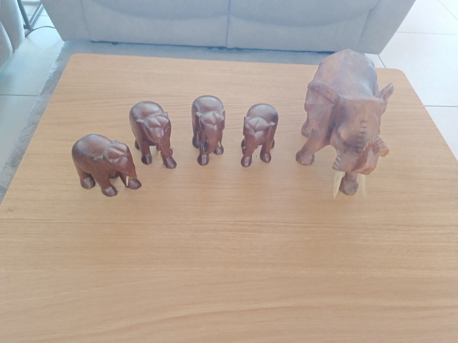 olifanten beeldjes 1 set, Verzamelen, Beelden en Beeldjes, Ophalen, Zo goed als nieuw, Dier