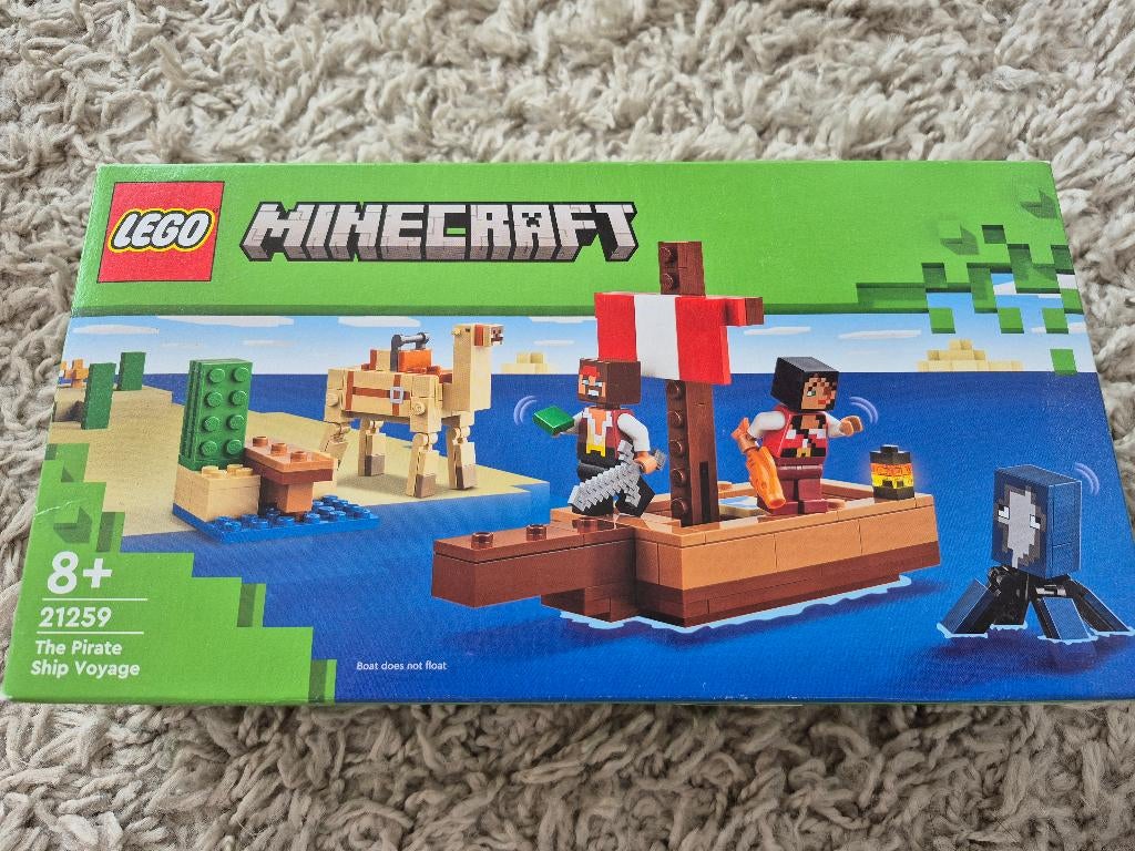 Lego Minecraft 21259 - The Pirate Ship Voyage, Ophalen, Minecraft, Lego, Zo goed als nieuw