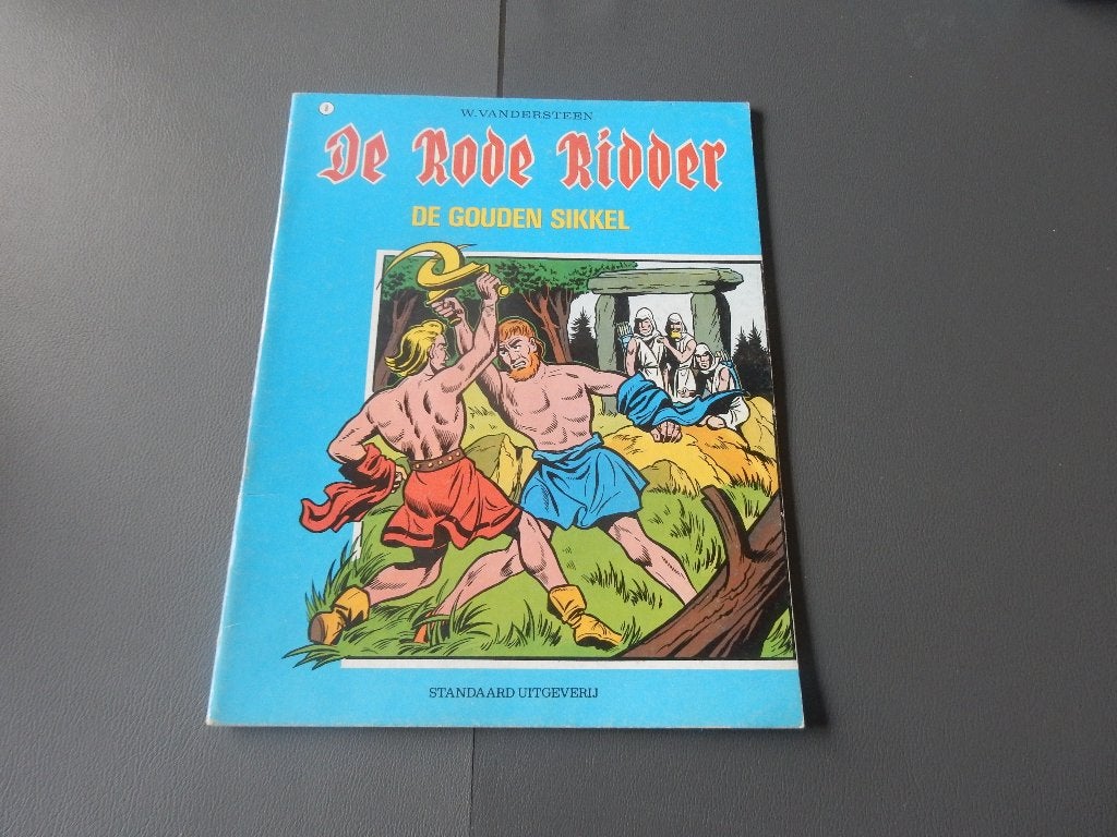 nr.227 - De rode ridder: de gouden sikkel (nr 8), Une BD, Enlèvement ou Envoi, Utilisé