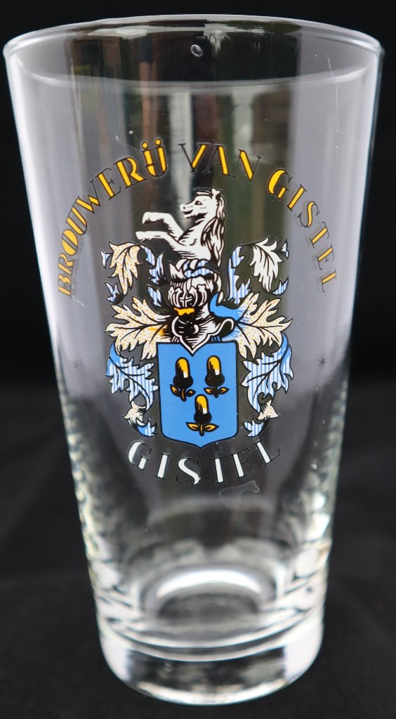 Set de 3 verres à bière vintage Van Gistel, Collections, Marques de bière, Utilisé, Verre ou Verres, Autres marques, Enlèvement