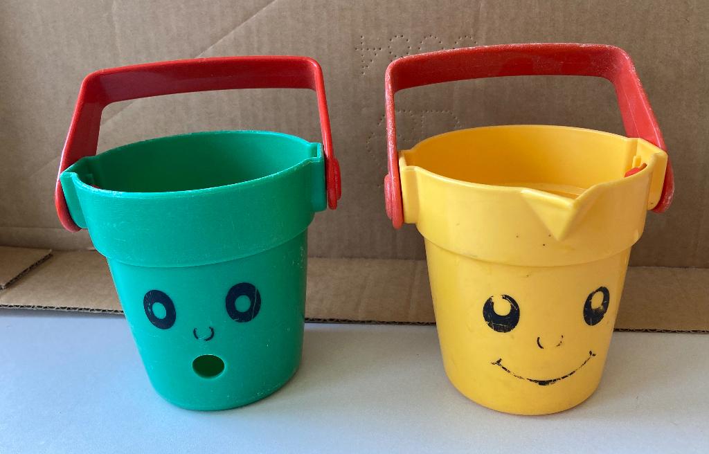 2 seaux de bain vintage kiddicraft, Enfants & Bébés, Enlèvement ou Envoi, Utilisé