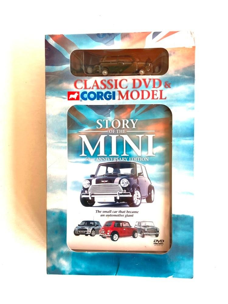 Mini Cooper Corgi Story Of The Mini 50th anniversary., Hobby en Vrije tijd, Modelauto's | 1:43, Ophalen of Verzenden, Nieuw, Auto