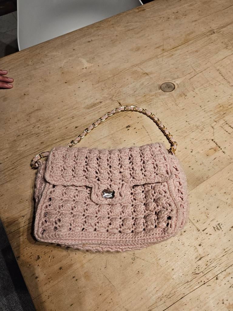Handtas, Handtassen en Accessoires, Tassen | Damestassen, Ophalen, Roze, Handtas