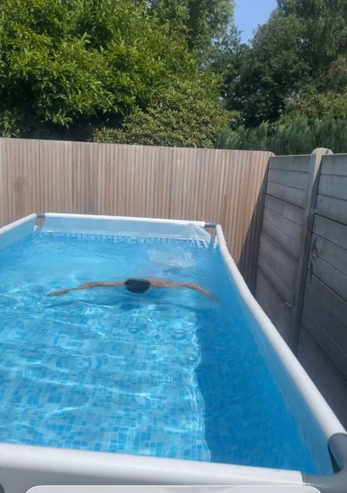 Piscine 4mx2mx1m, Enlèvement, Comme neuf