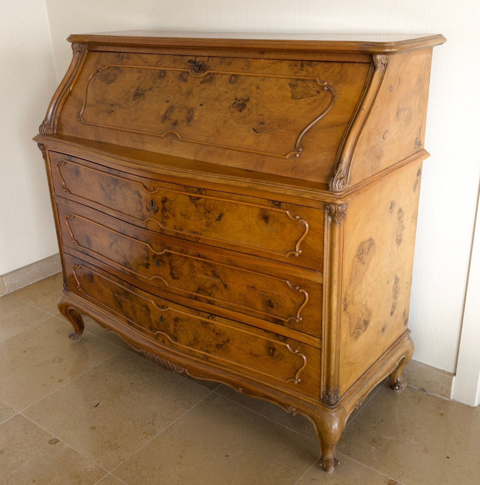 Secrétaire Louis XV-stijl, Ophalen