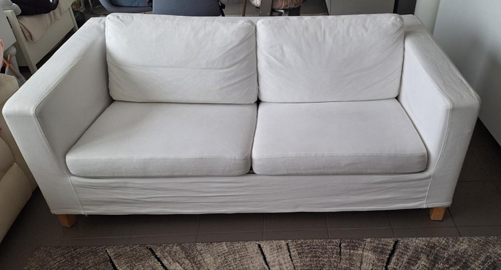 IKEA HYLTARP witte converteerbare 2-zitsbank., Huis en Inrichting, Ophalen