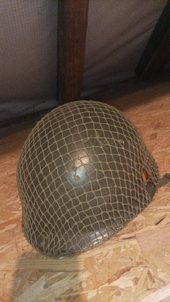 Casque militaire belge 50's, Collections, Enlèvement