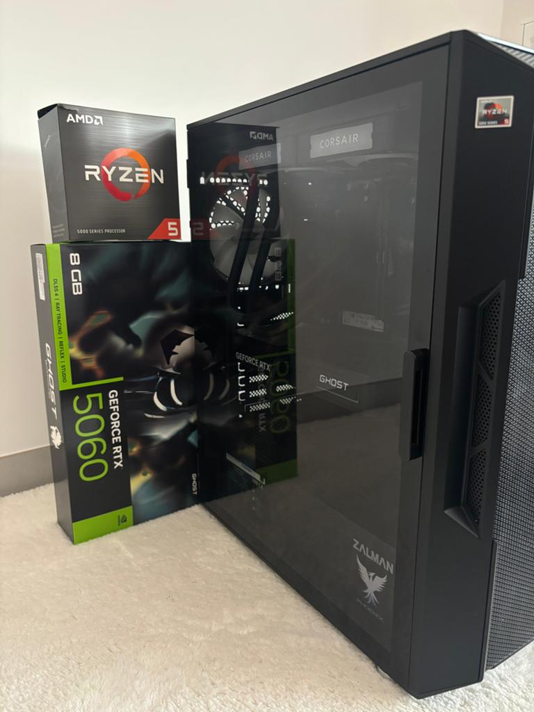 Pc gamer Rtx 5060 neuf, Informatique & Logiciels, Ordinateurs de bureau, Enlèvement, Comme neuf, Gaming