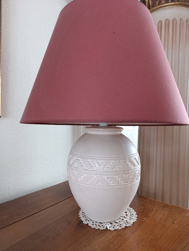 Lampe à Poser, 60 cm, Enlèvement, Textile, Classique