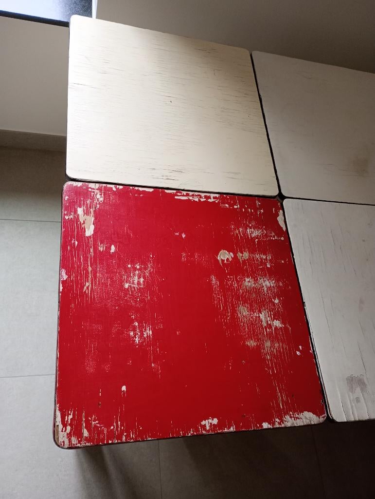 Hoge 78cm tafel vierkant 50x50, Huis en Inrichting, Ophalen, Minder dan 55 cm, Gebruikt, Vierkant