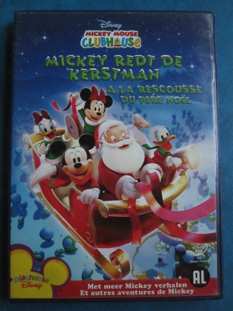 Mickey redt de Kerstman (DISNEY), Tekenfilm, Ophalen of Verzenden, Zo goed als nieuw, Alle leeftijden