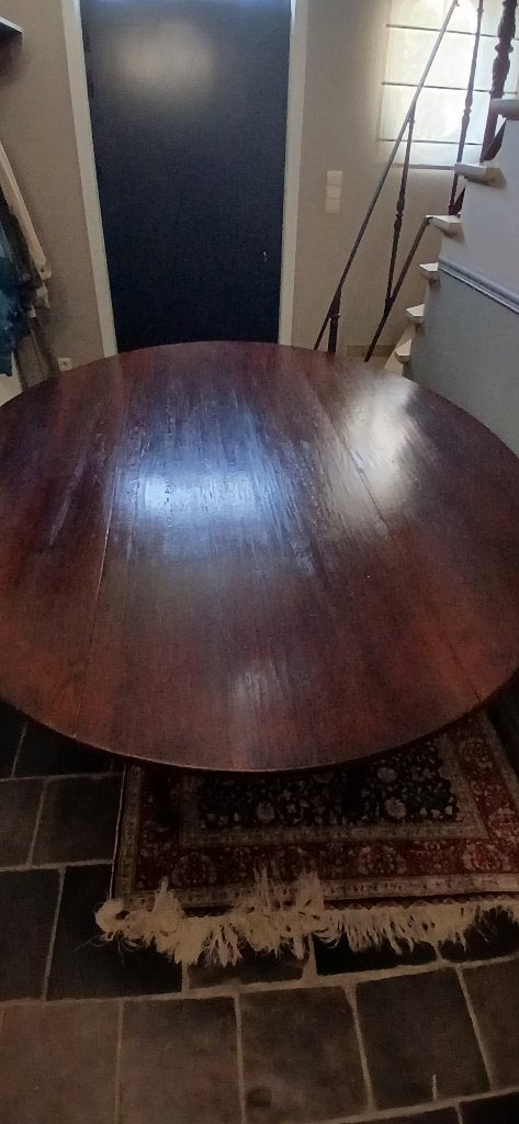 landelijke eetkamertafel, Enlèvement, Chêne