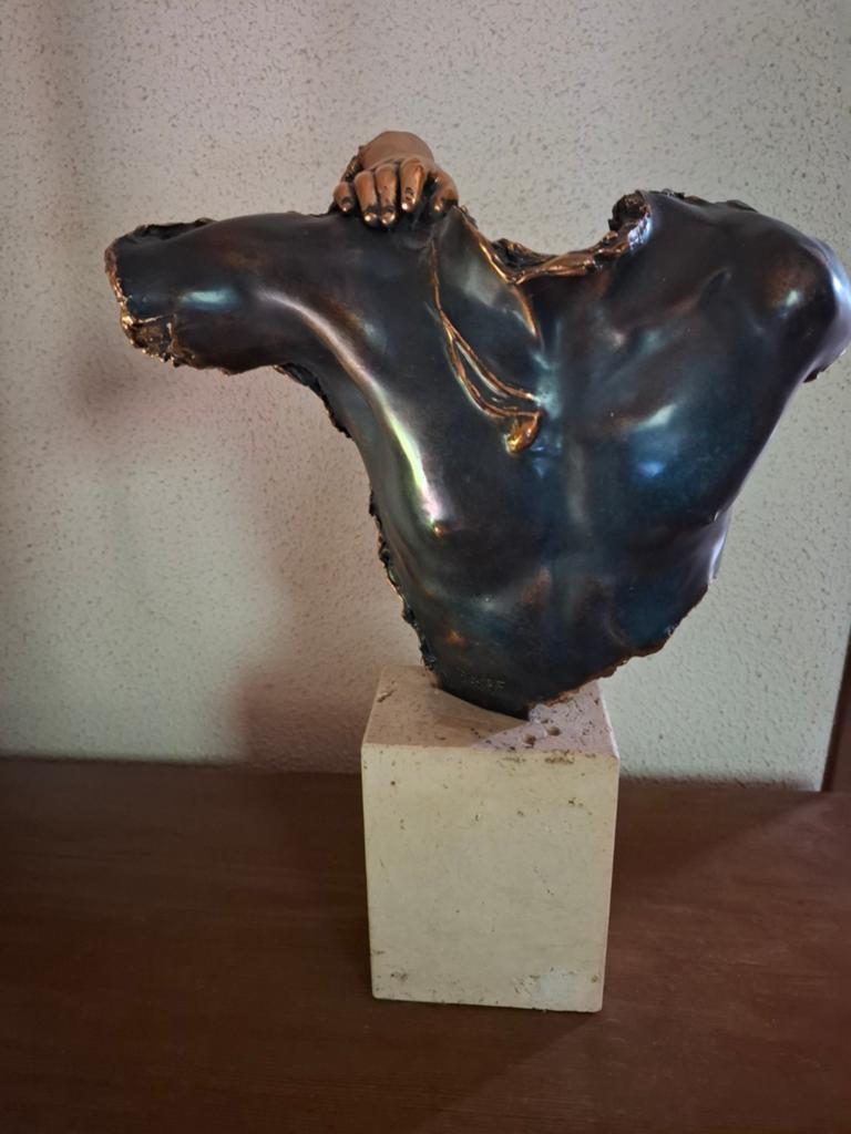 Bronzen torso, Ophalen