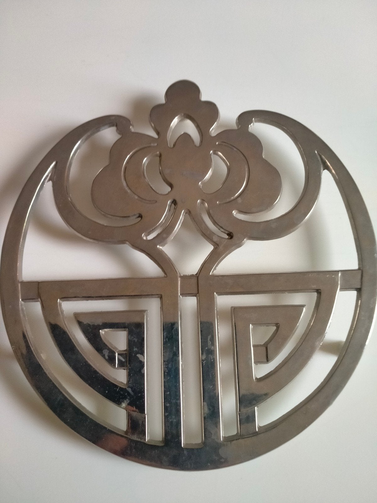 2 silverplated onderzetters., Antiek en Kunst, Ophalen