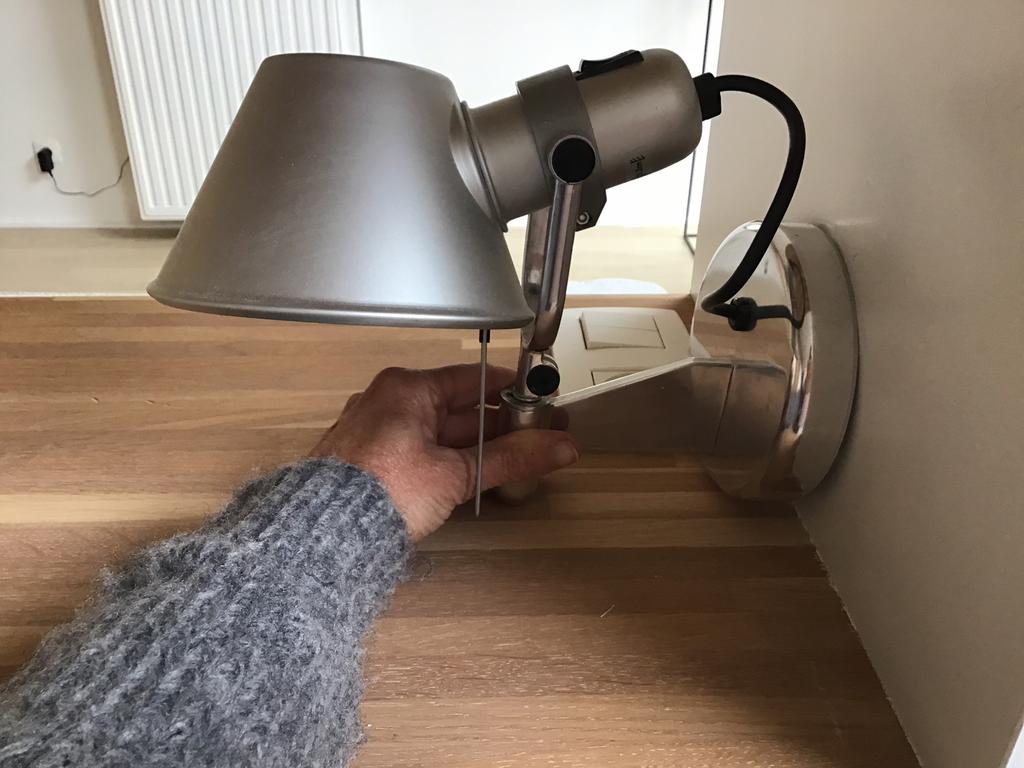 2 appliques Tolomeo - Artemide, Ophalen, Gebruikt, Metaal, Design