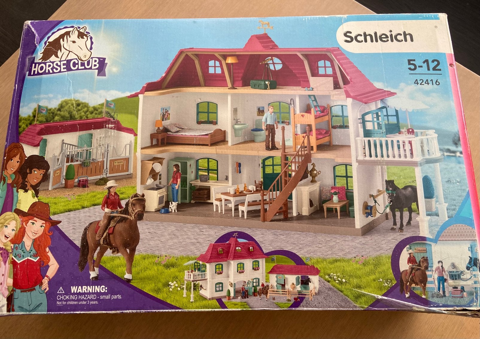 Schleich horse club lakeside house paardenboerderij nr 42418, Enlèvement ou Envoi, Comme neuf