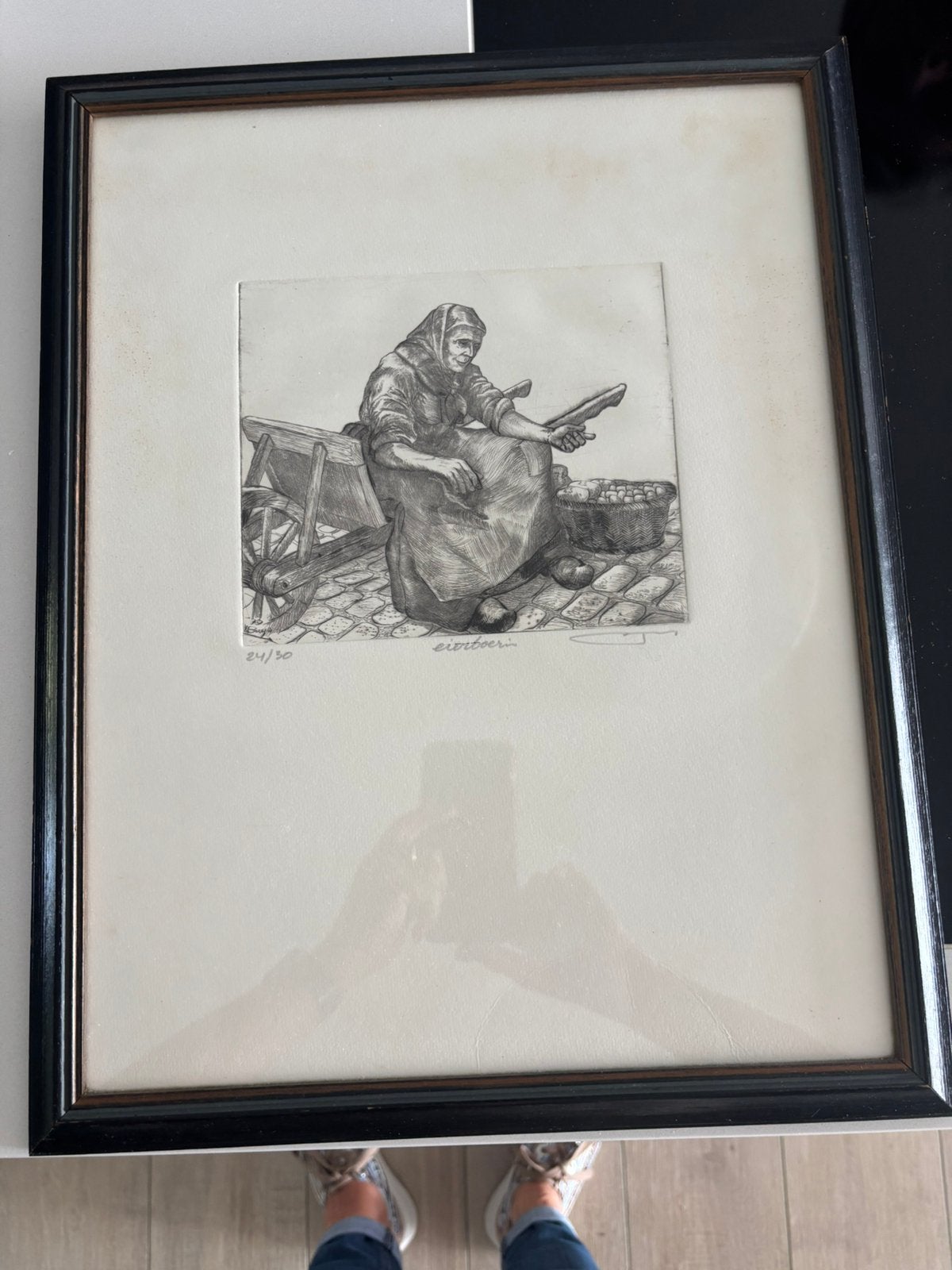 Schilderijen te koop, Antiek en Kunst, Ophalen of Verzenden, Ets