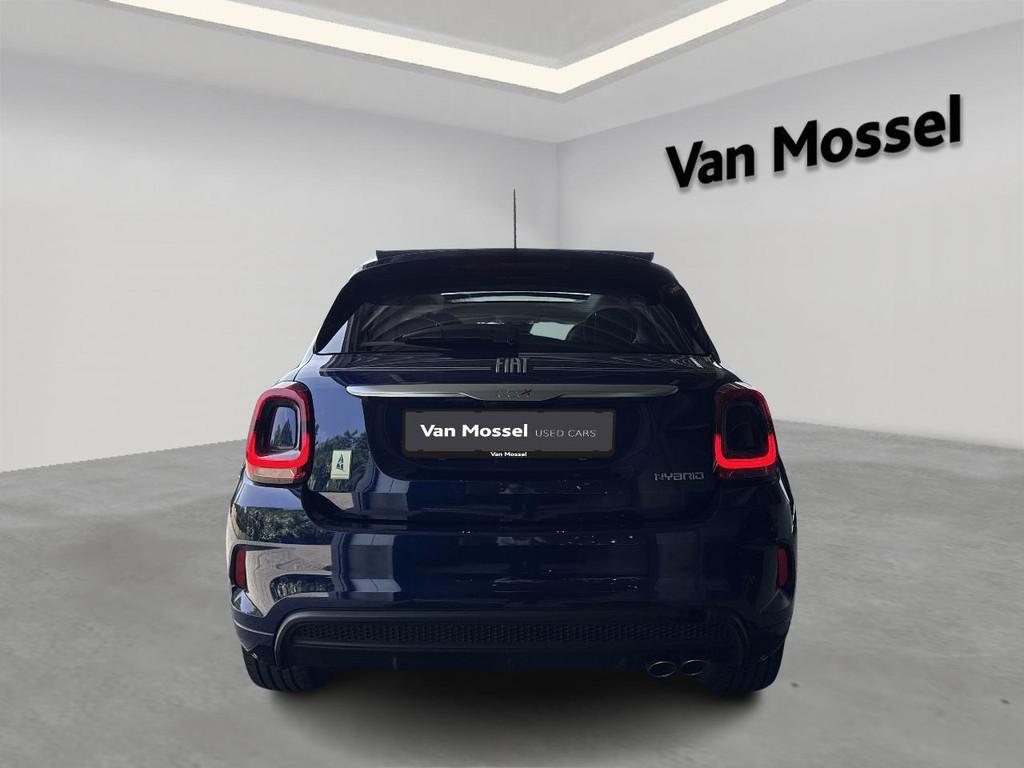 Fiat 500X 1.5 Hybrid 130 DCT7 Yacht Club Capri, Auto's, Fiat, Stof, Gebruikt, 4 cilinders, Blauw