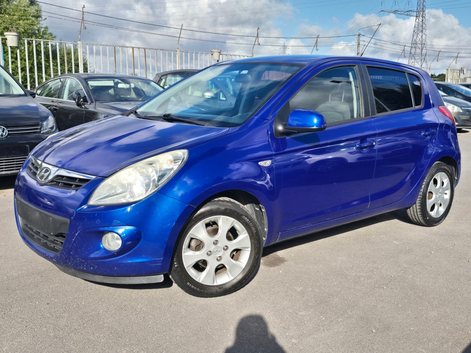 HYUNDAI I20 1200cc BENZINE 02/2009 204000KM MET AIRCO, Autos, 57 kW, Achat, Entreprise, Boîte manuelle