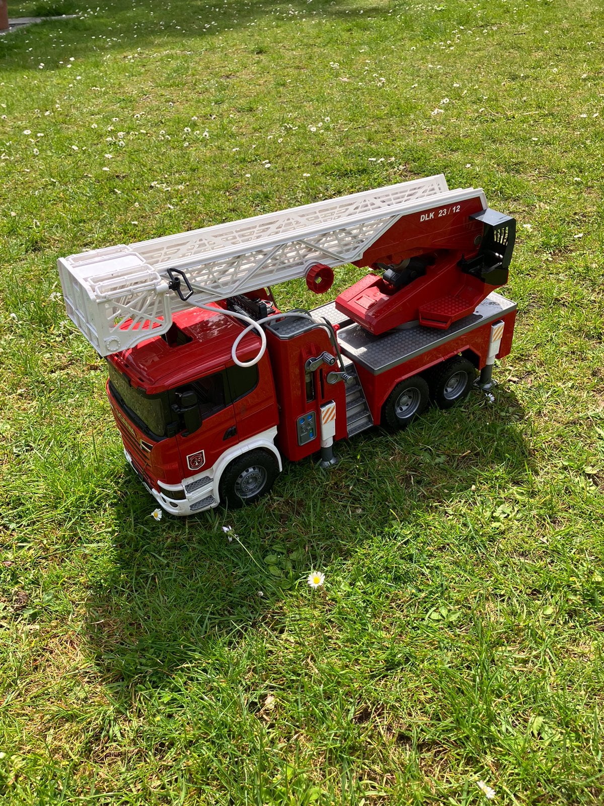 Bruder Brandweerwagen 3591, Ophalen of Verzenden, Gebruikt