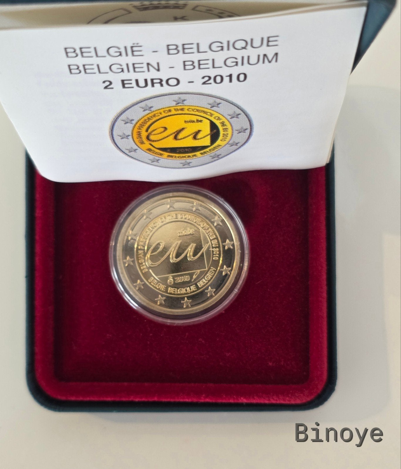 2€ Belgique 2010 Proof – Présidence UE – 6 000 ex, Timbres & Monnaies, Monnaies | Europe | Monnaies euro, Enlèvement ou Envoi