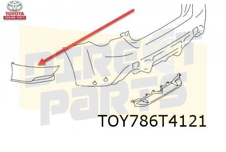 Toyota GT86 Coupe (7/12-6/20)  (ZN6) achterbumperspoiler Lin, -, Verzenden, -, Nieuw