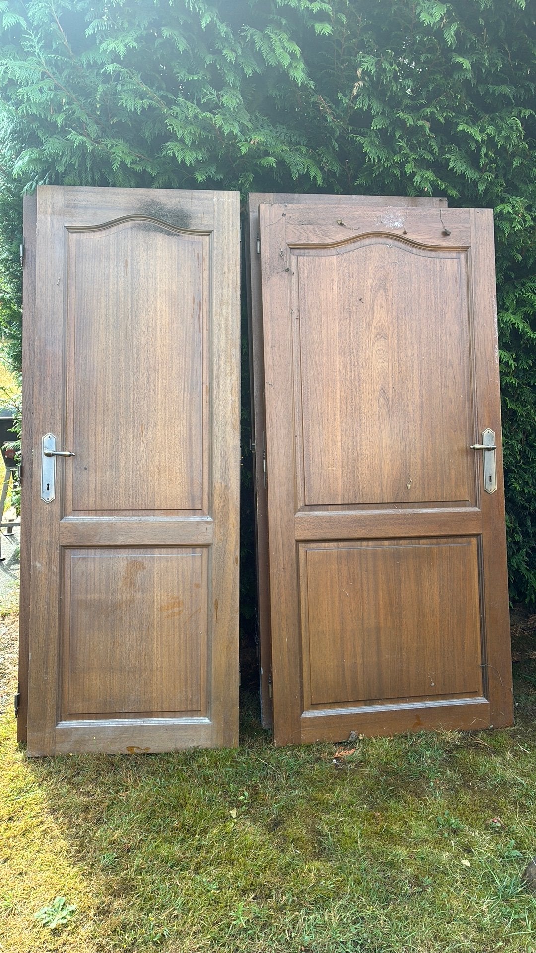 6 oude binnendeuren, Enlèvement, Utilisé, Bois, Porte intérieure