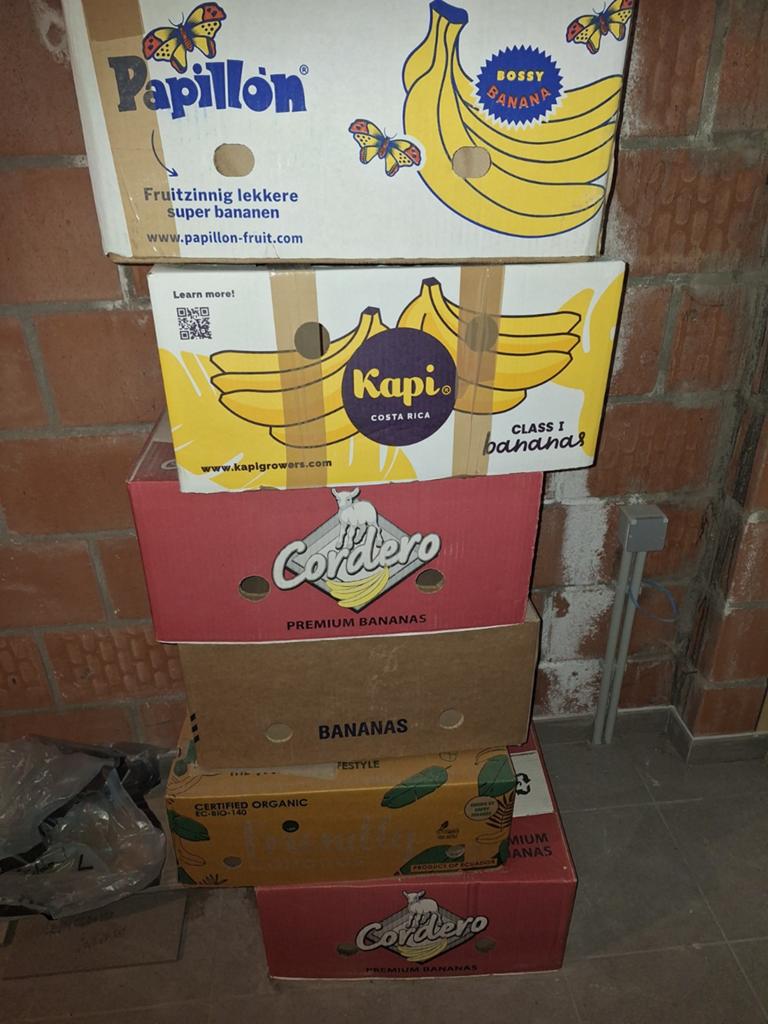 Lot caisses bananes, Divers, Lots de brocante, Enlèvement, Utilisé
