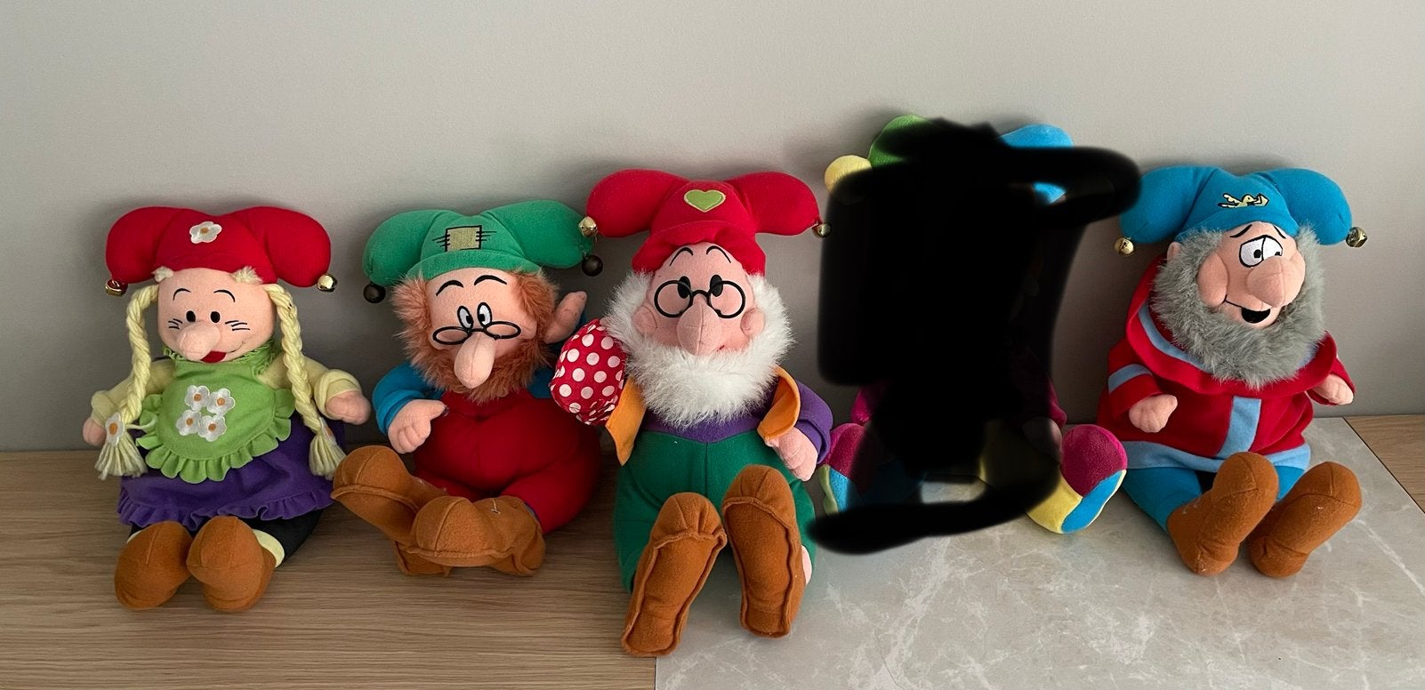 4 Knuffels plop studio 100 met rinkelende belletjes, Overige karakters, Ophalen of Verzenden
