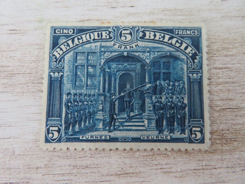 postfris donkerblauw Veurne 1915 !, Postzegels en Munten, Postzegels | Europa | België, Ophalen of Verzenden, Postfris, Postfris