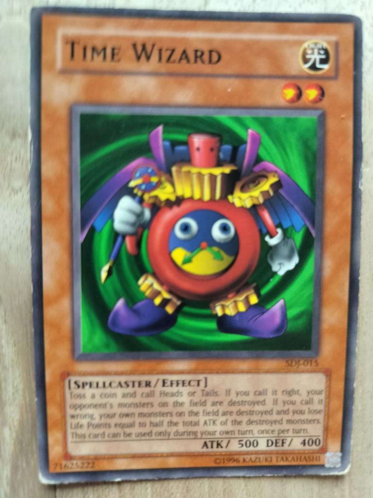 Yu-Gi-Oh kaart Time Wizard, Hobby en Vrije tijd, Ophalen