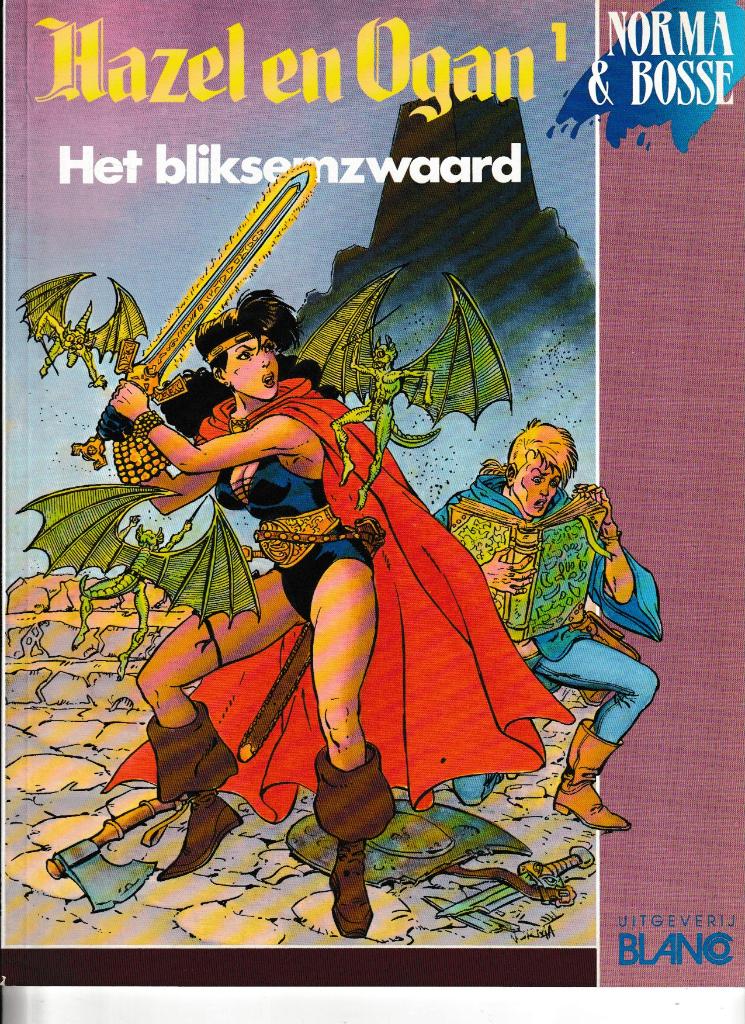 Drie strips : Hazel en Ogan - volledige reeks., Boeken, Stripverhalen, Verzenden