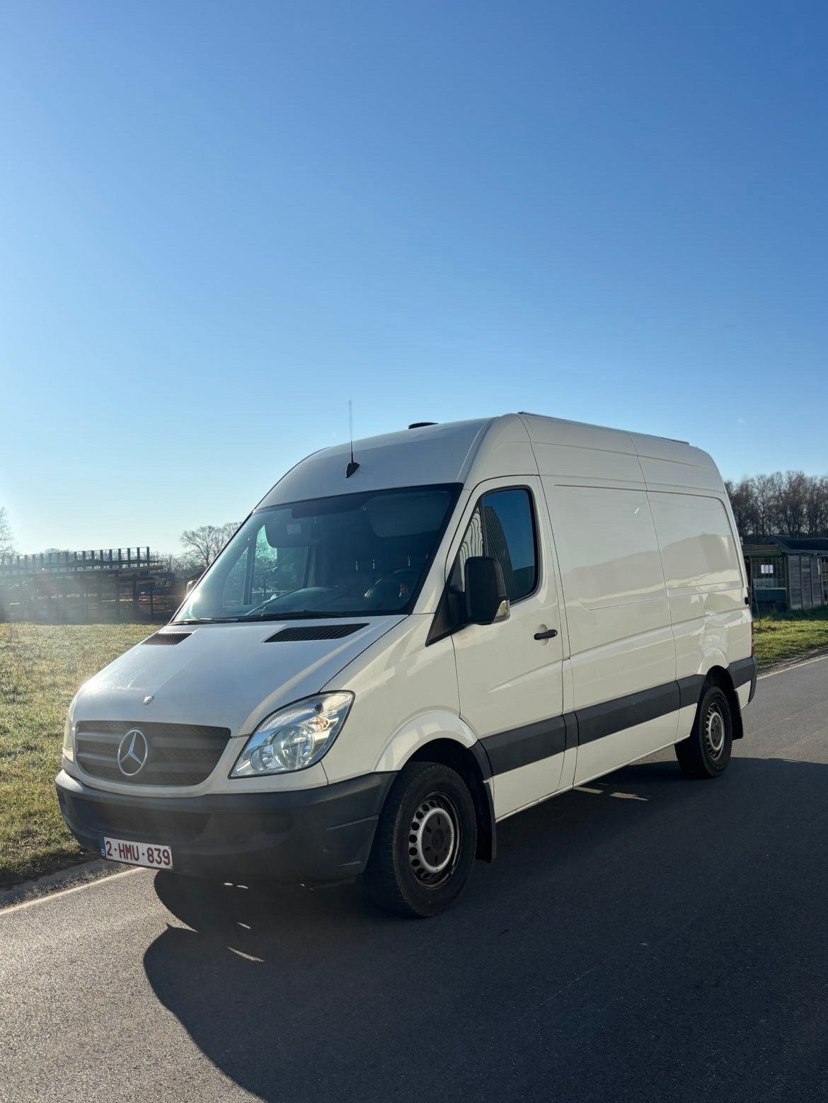 Mercedes-Benz Sprinter 316CDI 2010, Auto's, Euro 5, Achterwielaandrijving, Zwart, 4 cilinders
