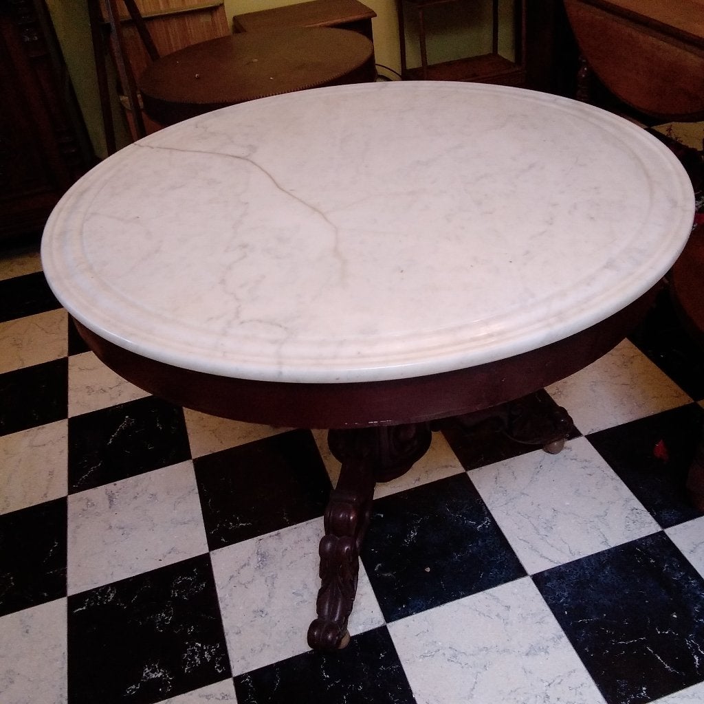Mooie antieke tafel Louis Philippe stijl 19e eeuw!, Ophalen