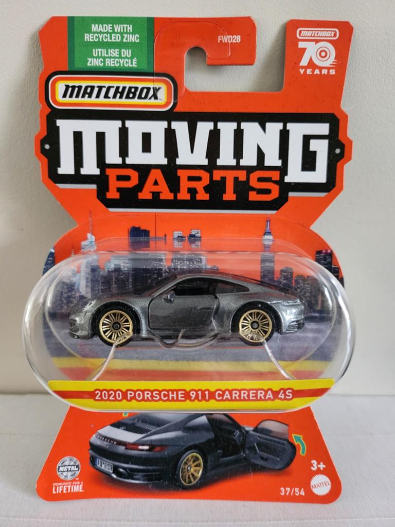 Matchbox Moving Parts 2020 Porsche 911 Carrera 4S (2023), Ophalen of Verzenden