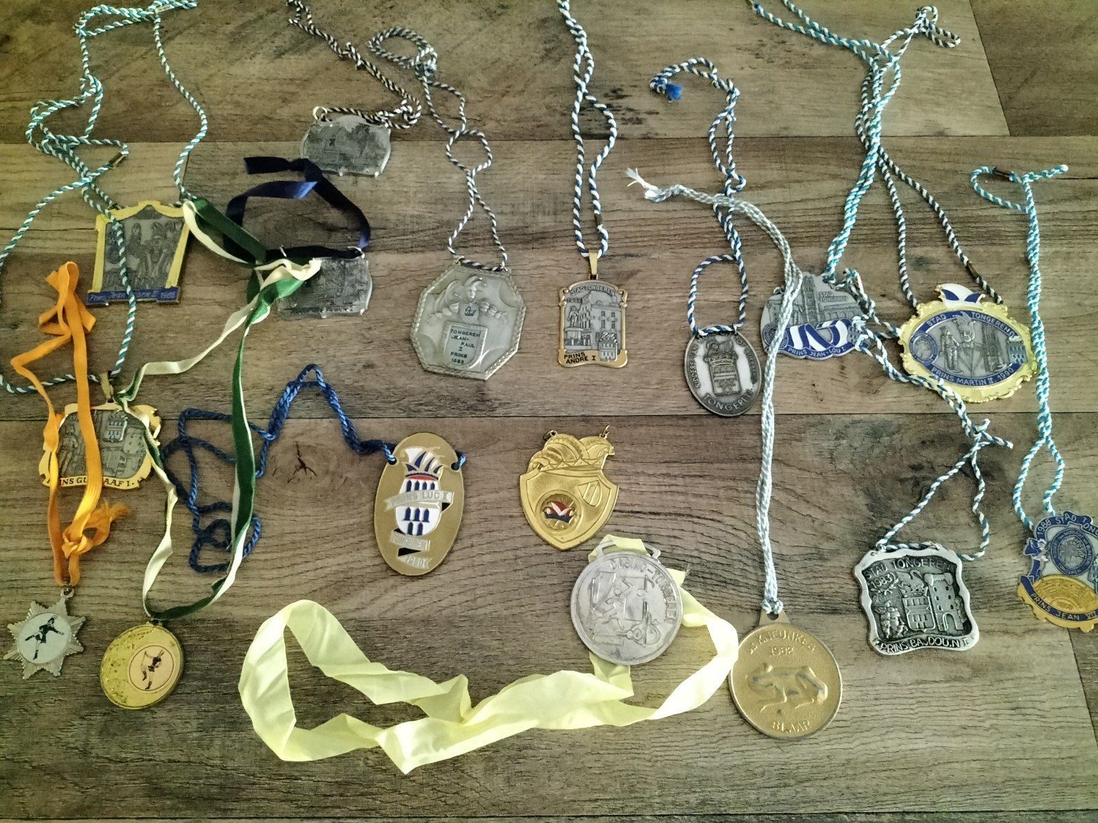 carnaval medailles, Verzamelen, Ophalen, Gebruikt