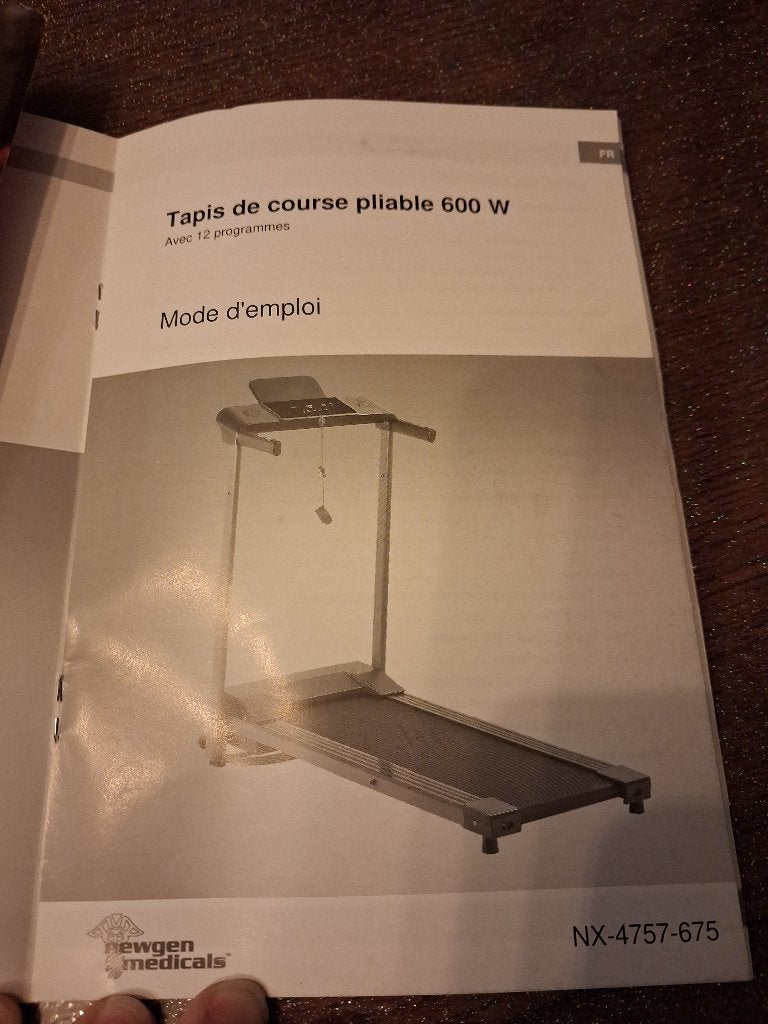 Tapis de course, Sports & Fitness, Jambes, Tapis roulant, Comme neuf, Enlèvement