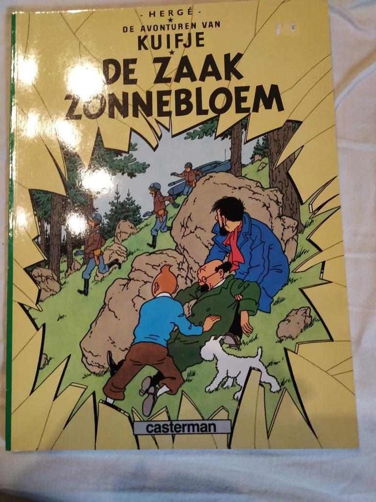 strip kuifje "kuifje de zaak zonnebloem", druk 1986, Enlèvement ou Envoi