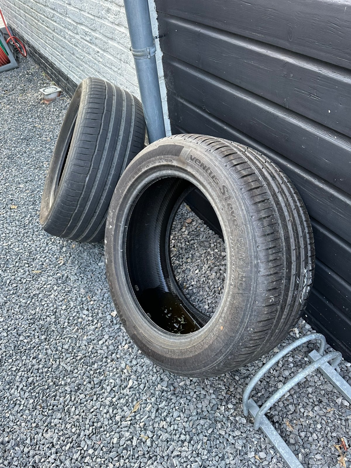 4 banden maat 255/50R19, Ophalen, Gebruikt