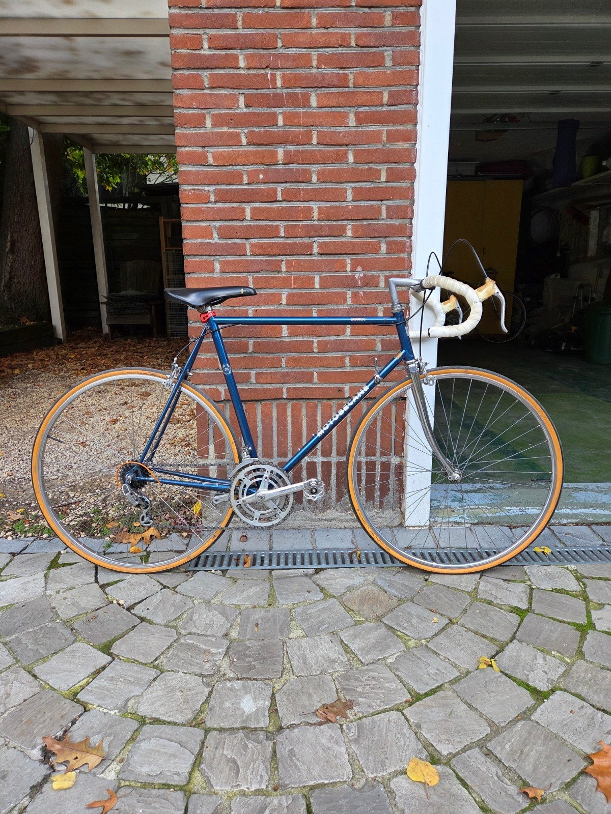 retro koersfiets, Ophalen