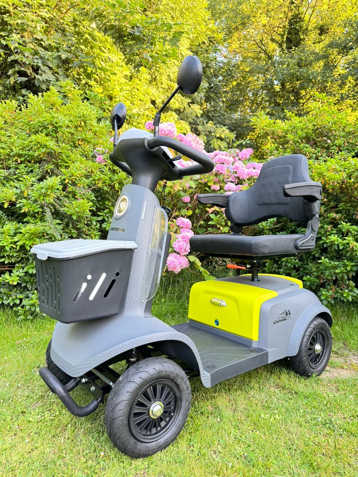 Mobietech F4 Scootmobiel Bereik 60km Elektrische scooter, Ophalen of Verzenden, Inklapbaar, Nieuw, Elektrische rolstoel