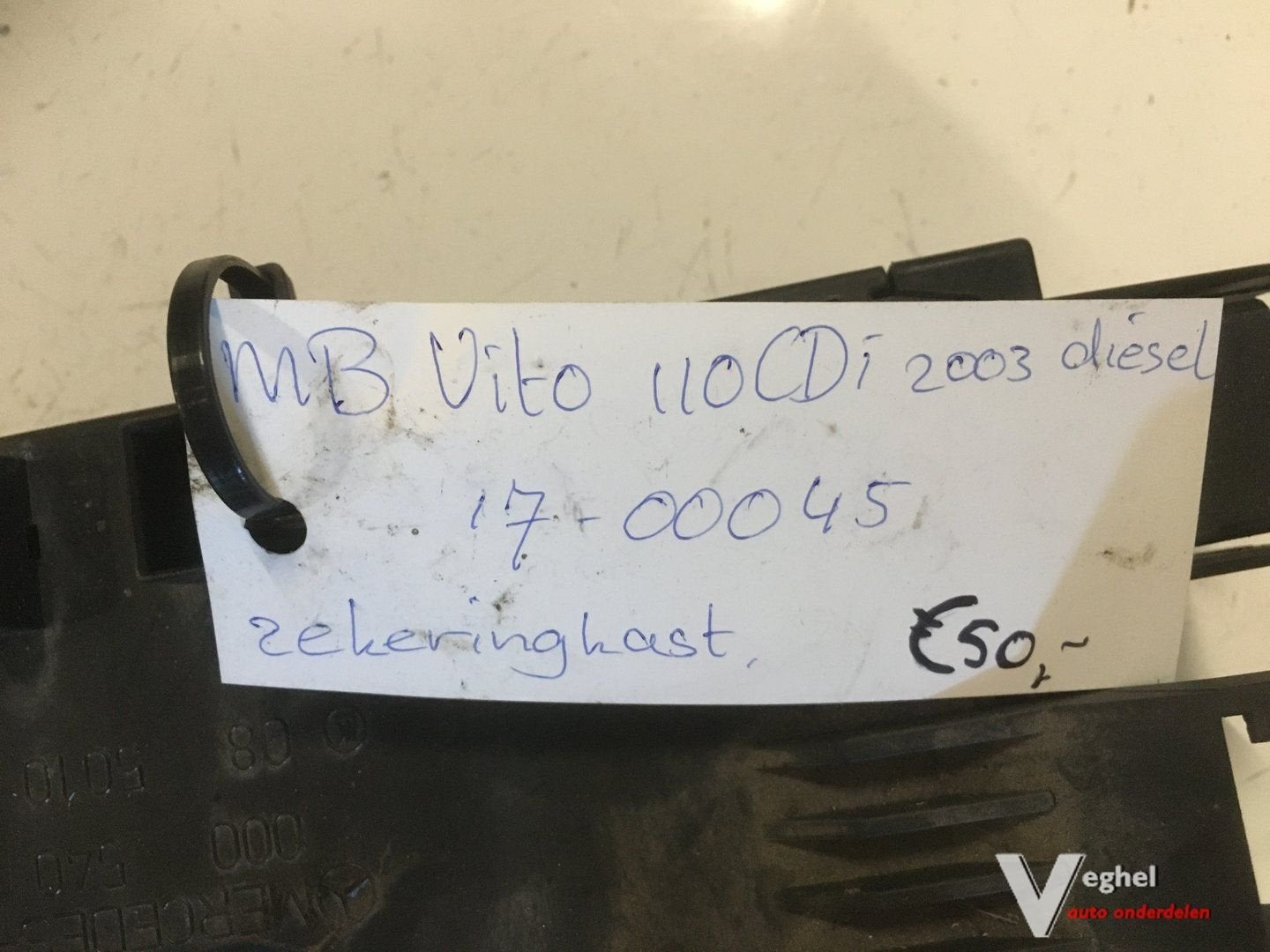 Mercedes Vito 110 cdi 2003 Zekeringkast, -, Utilisé, -, -
