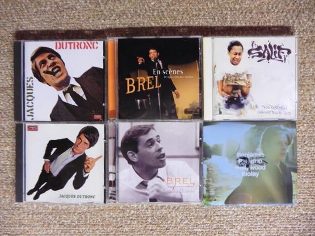Franse Chanson/Pop Collection (O.a. Brel, Dutronc, Farmer ), Enlèvement ou Envoi, Comme neuf