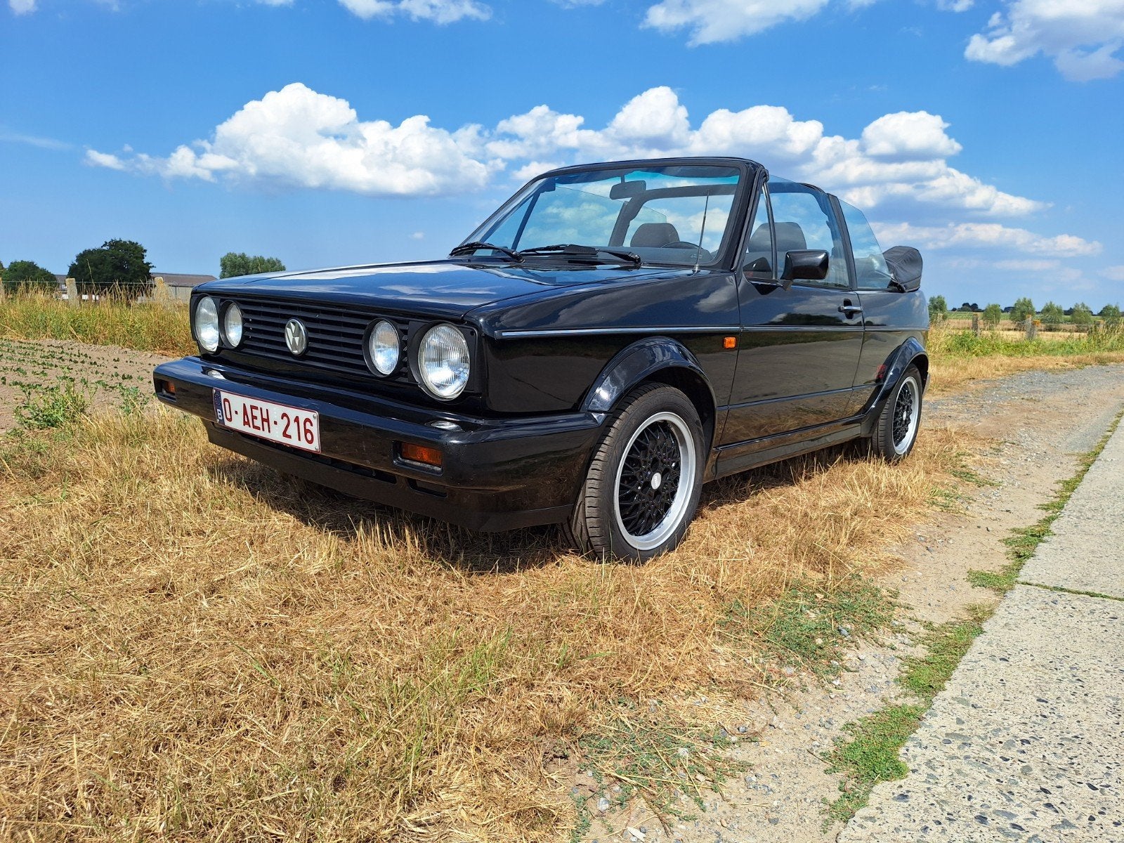 golf 1 cabrio sportline, Autos, Volkswagen, Achat, Boîte manuelle, Essence, Noir